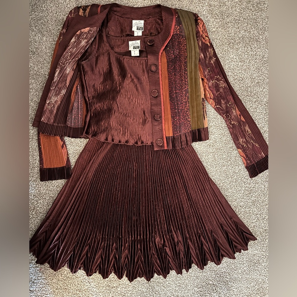 Designer cocktail suit Worn once